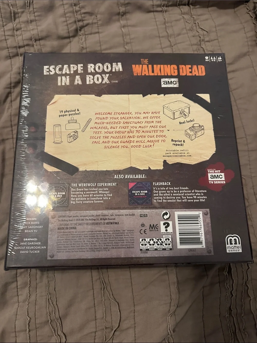 The Walking Dead Escape Room In A Box - sealed box